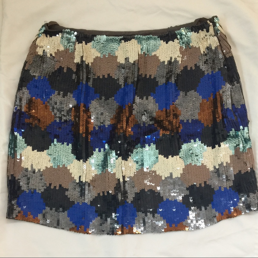 French Connection Mini sequin skirt